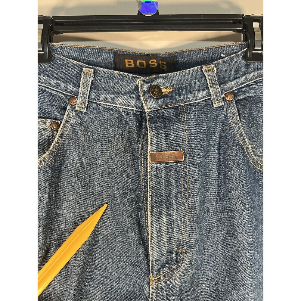 Vintage Boss Jeans Men's 34 Blue Denim Y2K‎ - Picture 7 of 10